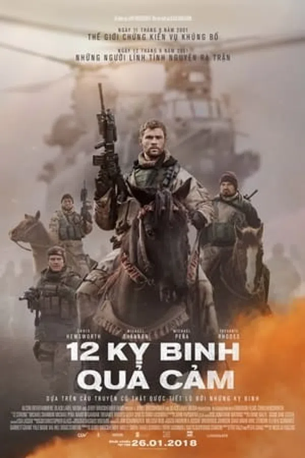 Poster phim 12 kỵ binh quả cảm trên Motchill