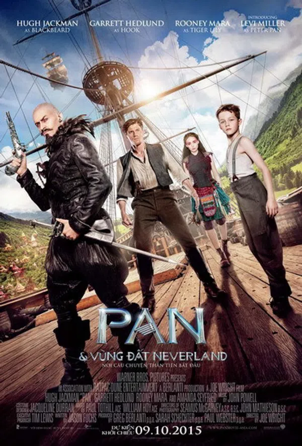 Poster phim Pan và Vùng Đất Neverland trên Motchill